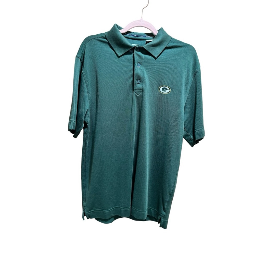 Women’s Small Petite Green Bay Packers Cutter & Buck Green Polo Shirt